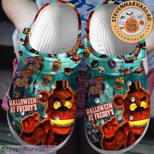 Five Nights at Freddy's Clogs, Five Nights at Freddy's Shoes, Christmas Gift, Halloween Gift