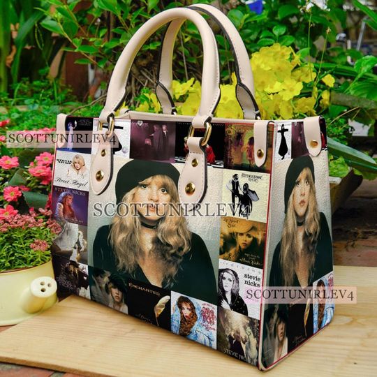 Stevie Nicks Handbag, Stevie Nicks Leather Bag, Stevie Nicks Shoulder Bag, Crossbody Bag, Top Handle Bag, Vintage HandBag