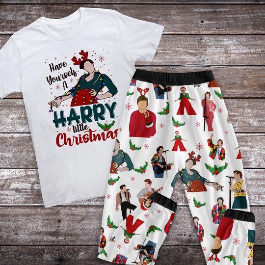 Harry Christmas Pajamas Set, Family Pajamas, Family Christmas Pajamas Set