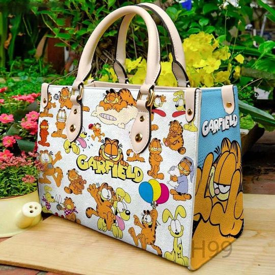 Garfield Handbag, Garfield Cat Travel Bag, Women Bag