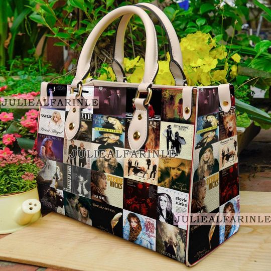 Stevie Nicks Handbag, Stevie Nicks Leather Bag, Stevie Nicks Shoulder Bag, Crossbody Bag, Top Handle Bag, Vintage HandBag