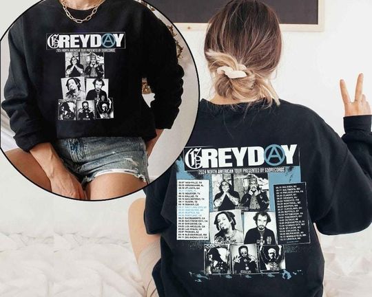 Grey Day 2024 Tour unisex t-shirt, sweatshirt, Grey Day 2024Shirt, Suicideboy 90s Vintage Shirt, Suicideboy Bootleg Shirt