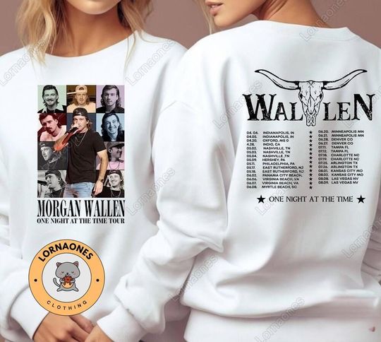Wallen Western Tour Shirt, Country Music Shirt, Wallen Western One Night At A Time Tour Shirt, Cowboy Wallen Western Shirt