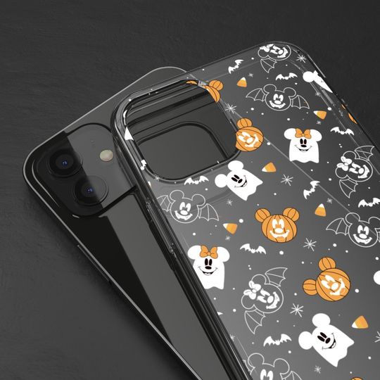 Disney Halloween Pattern iPhone   | Mickey Mouse & Minnie Mouse