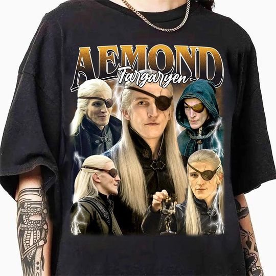 Limited Aemond Targaryen Vintage T-Shirt, Gift For Women and Man Unisex T-Shirt, Comfort Color Shirt