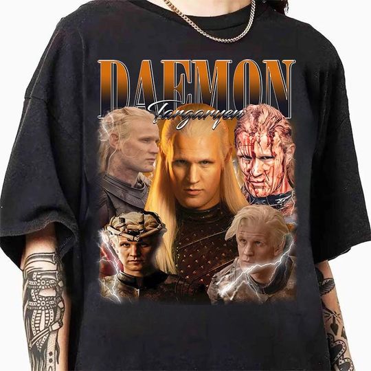 Limited Daemon Targaryen Vintage T-Shirt, Gift For Women and Man Unisex T-Shirt, Comfort Color Shirt