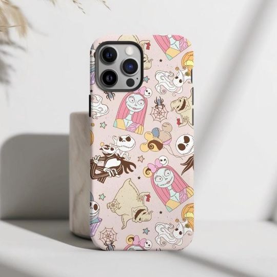 Nightmare Before Christmas Halloween Phone Case, Disney Halloween Phone Case