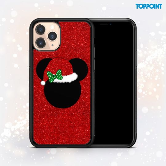 Christmas  case Mickey Mouse  E iPhone