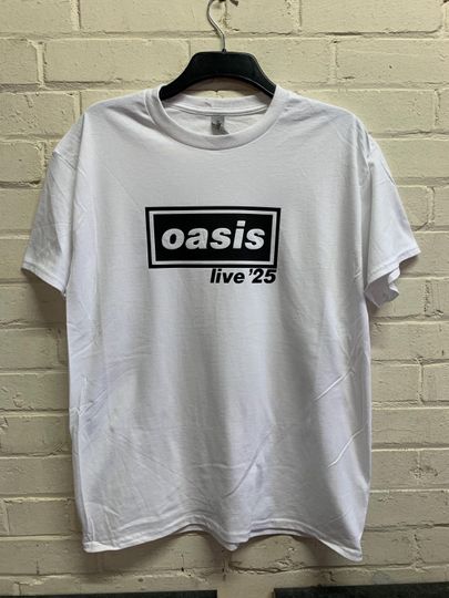 Oasis Live25 T-shirt - Rock Merch - Liam Gallagher - Noel Gallagher - Oasis Tour - Oasis shirt