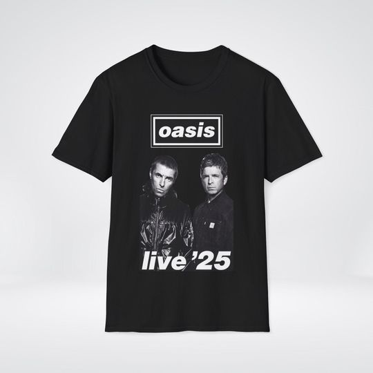 Oasis Reunion 2024 Unisex T-Shirt, Oasis Merch, Liam Gallagher, Noel Gallagher, Perfect Gift for Oasis Fans, definitely maybe, Oasis Tour