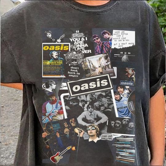 Oasis Reunion Comfort T-Shirt, Oasis Merch, Liam Gallagher, Noel Gallagher, Perfect Gift for Oasis Fans, definitely maybe, Oasis Tour