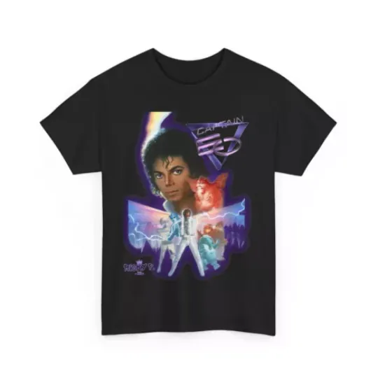 Michael Jackson Captain EO 1986 Musical  T Shirt Unisex Heavy Cotton Tee