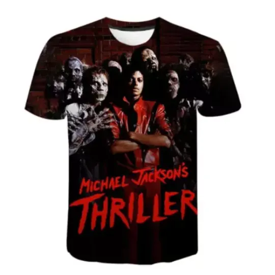 Michael Jackson Thriller MJ T shirt Unisex Heavy Cotton Tee
