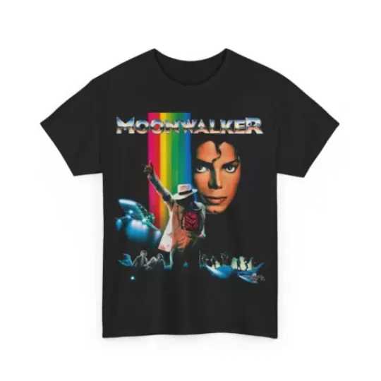 Michael Jackson Moonwalker Movie T Shirt Unisex Heavy Cotton Tee