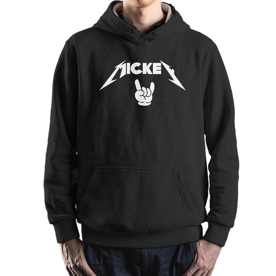 Mickey Mouse Heavy Metal Hoodie and Sweatshirt, Unisex Sizes (blc-238)