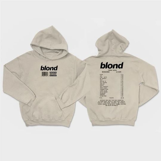 Frank Ocean Car Album Hoodie, Frank Blond Hoodie, Blond Sweater, Frank Ocean Blond Gift for love one, Perfect Gift