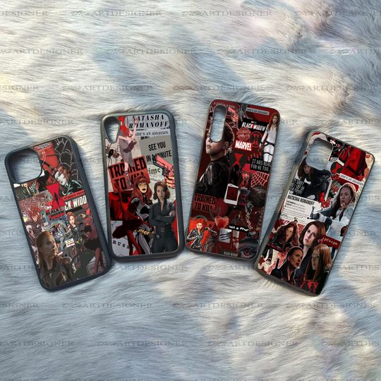 Marvel Black Widow Case, Natasha Romanoff Case, Avengers Superhero Gifts
