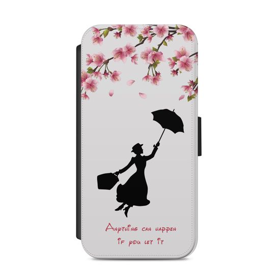 Disney Mary Poppins Quote Blossom H10 wallet Phone Cover-Case Iphone