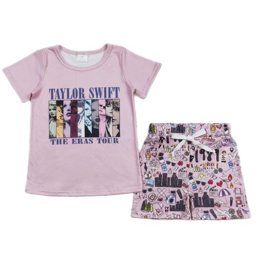 Eras Outfit Sequin Short Pajamas Set