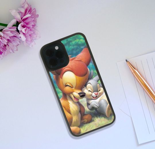Snapback Phone Cover for iPhone  , Disney Cute Bambi and Thumper