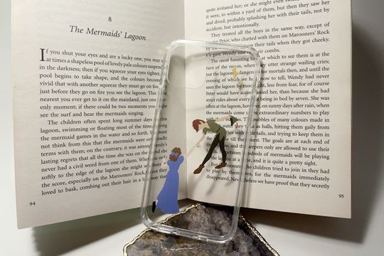 Peter and Wendy Clear iPhone Case | Peter Pan iPhone Case   Gift Packaging Available