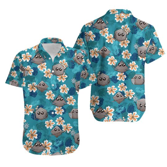 Dungeons And Dragons Button Shirt, Dungeons And Dragons Hawaiian