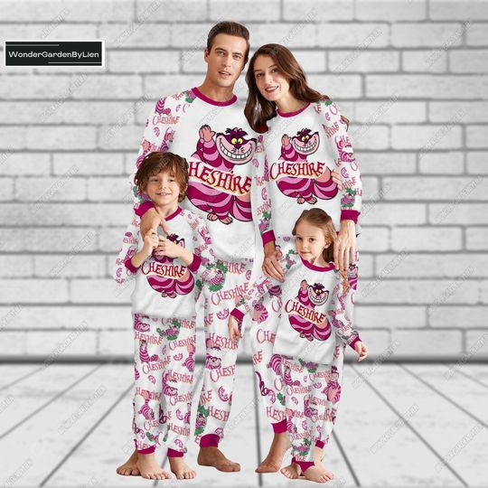 Halloween Pajamas, Cheshire Cat Costume Pajamas Family, Disney Cartoon Bridesmaid Pajamas