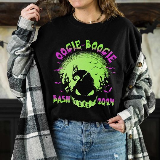 Oogie Boogie Bash 2024 Shirt, Disneyland Halloween Party Shirt, Let's Oogie Boogie Tee, Nightmare Before Christmas, Halloween Shirt