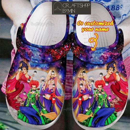 Custom Halloween Hocus Pocus Shoes, Hocus Pocus Shoes, Sanderson Sisters Sandals, Just A Bunch Of Hocus Pocus, Disney Witches Shoes
