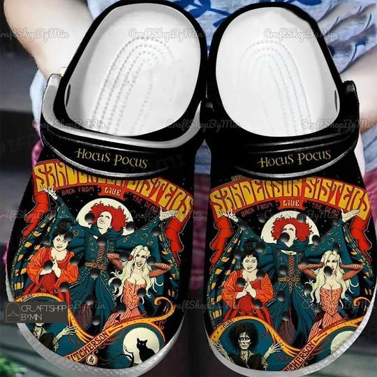Retro Halloween Hocus Pocus Shoes, Hocus Pocus Women Shoes, Sanderson Sisters Sandals, Just A Bunch Of Hocus Pocus, Disney Witch Shoes