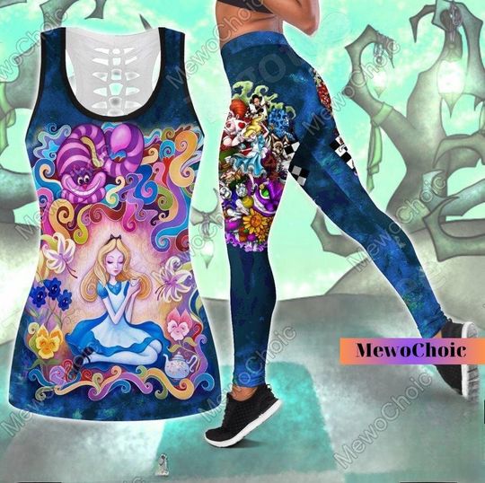 Halloween Alice In Wonderland Shirt, Alice Womens Tank Top, Alice Yoga Pants Women, Disney Alice Womens Shirt, Cheshire Cat Shirt