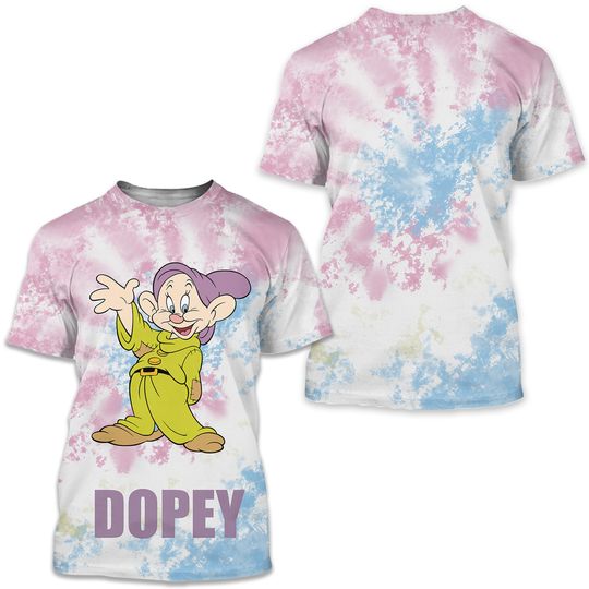 Seven Dwarfs Disney Shirt, Disney 3D Printed Shirt