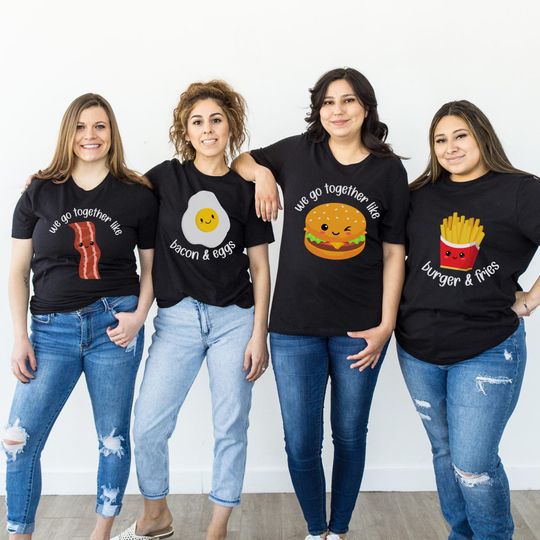 Discover Teacher Matching Group Shirts Halloween, Matching Halloween Outfit, Food Costume Matching Halloween Outfit