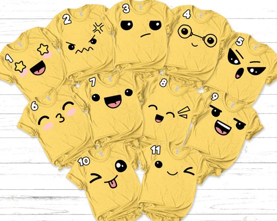 Discover Emoji Group Halloween Group Shirts, Halloween Matching Costume Shirts, Family, Teachers, Halloween Party, Halloween Group Tee D1KJ21