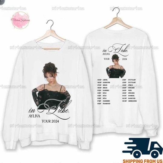 Discover Ayliva In Liebe Tour 2024 Shirt, Ayliva In Liebe Concert 2024 Tees, Ayliva Fan Tshirts, In Liebe Tour Ayliva Merch, In Liebe Gift