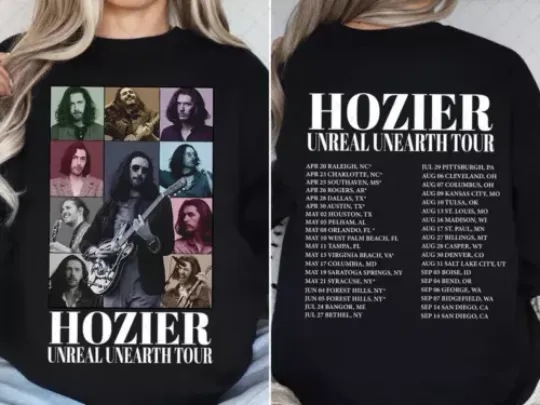 Discover Hozier Unreal Unearth Tour t-shirt, Music Tour Shirt