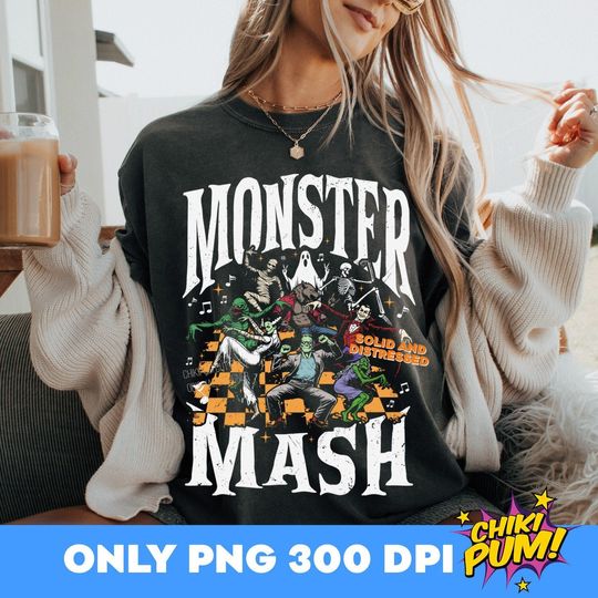 Monster Mash Shirt, Retro Halloween Shirt, Funny Halloween, Monster Shirt, Trending Halloween, Halloween Shirt