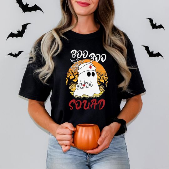Discover Halloween Boo Boo Squad Shirt, Halloween Ghost Nurse Shirt, Halloween Nurse Crew Shirt, Halloween Hospital Shirt, Halloween Ghost Boo Shirt