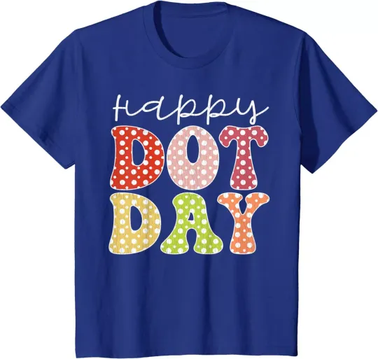 Happy Dot Day Colorful Pastel International Dot Day Youth Unisex T-shirt