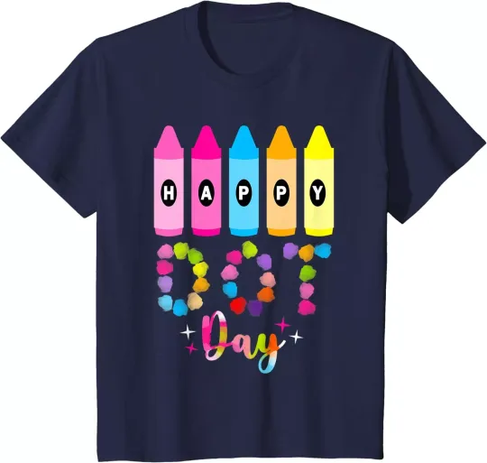Discover Dot Day International Dot Day 2024 Colorful Pencils Youth Unisex T-shirt