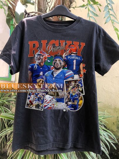 Discover Vintage 90s Graphic Style Ricky Pearsall T-Shirt, Ricky Pearsall shirt, Vintage Sport Tee, Retro American Football Bootleg Gift