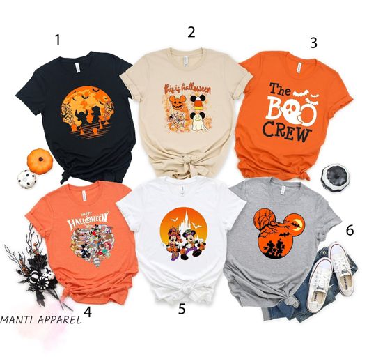Discover Disney Halloween Shirt, Halloween Disney Family Matching Shirts, Halloween Disney Trip Shirt, Halloween Party Shirts, Disneyland Shirt