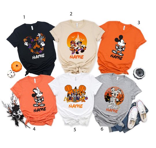 Disneyland Halloween Matching Shirt, Halloween Disneyland Family Matching Shirts, Halloween Mickey Skeleton Shirt, Disneyworld Trip Shirt