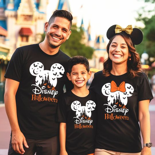 Discover Halloween Disney Shirt, Family Matching Not So Scary Halloween Party Shirts 2024, Halloween Disneyland Shirt, Disney Halloween Shirts