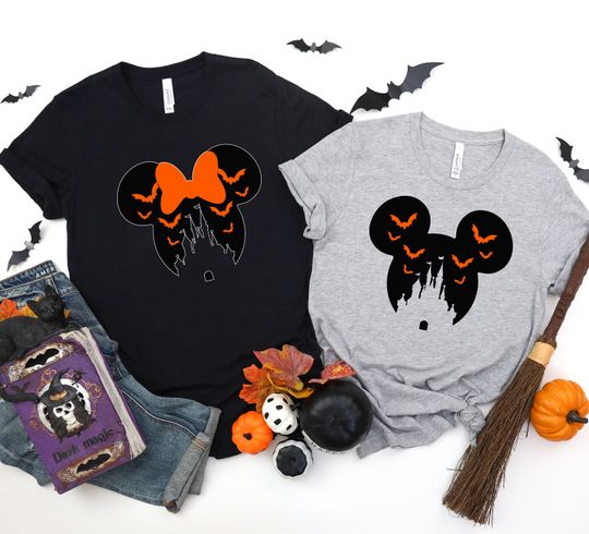 Discover Disney Halloween Shirt, Mickey Minnie and Friends Shirt,Disney Halloween Matching Shirt, Disney Matching Shirt,Disney Halloween Family Shirt