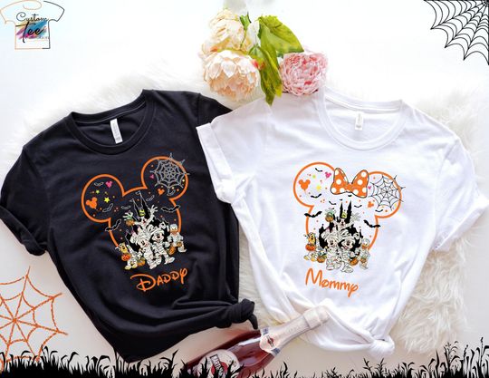 Discover Custom Disney Trip shirts, Mickey Hallowen Ghost shirt, Halloween Family Shirt, Halloween Shirt, Disney Matching Shirt,Disney Halloween Trip