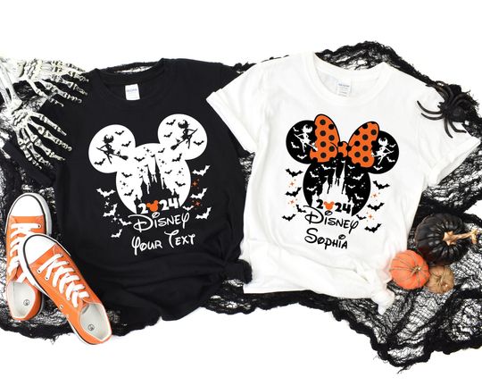 Discover Custom Halloween Disney family Shirt, Disney Halloween Shirt, Halloween Shirt, Disney Shirt, Custom Disney Halloween Shirt, Disney Halloween