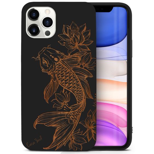 Discover iPhone Wood Case, Koi Fish Design iPhone  Wood Casing