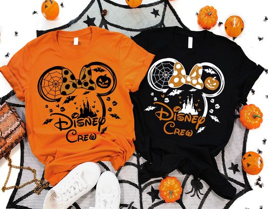 Discover Halloween Disney Crew Shirt, Halloween Shirt, Disney Halloween Shirt, Spooky Season Shirt, Disney Matching Shirt, 2024 Disney Family Shirt