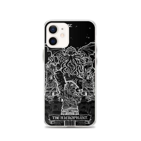 Discover The Hierophant Tarot Card iPhone Case Phone Case HP Lovecraft Gothic Phone Case